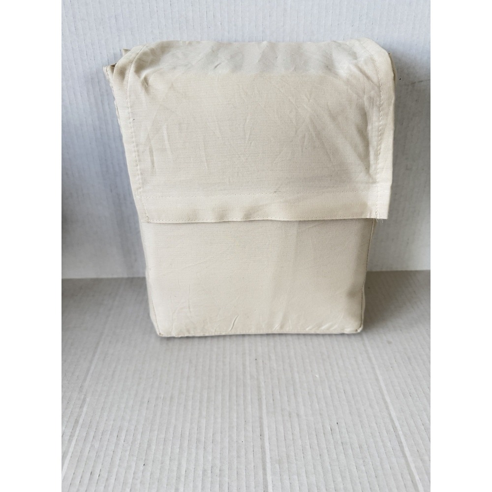Threshold Twin XL 300 Thread Count Organic Cotton Sheet Set Ivory 3pc New